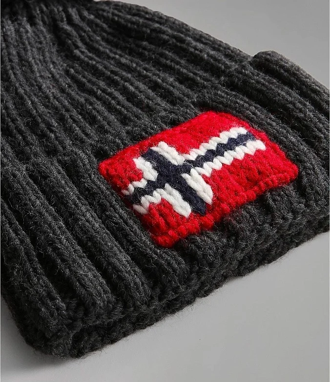 Шапка Napapijri Semiury Dark Grey Melange