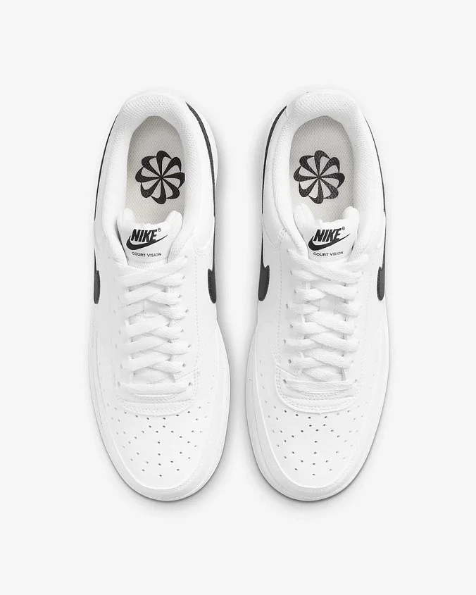 Кроссовки Nike Court Vision Low Next Nature White/White/Black