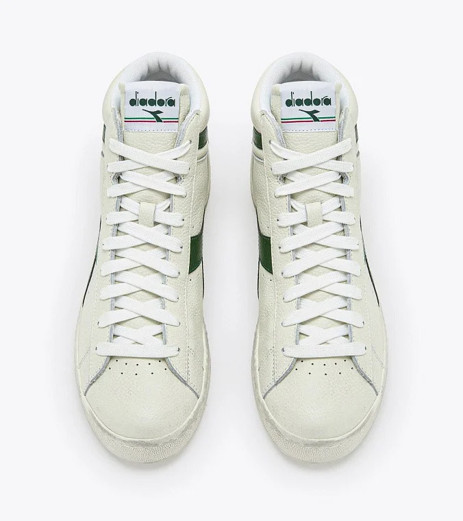 Кроссовки Diadora Game L High Waxed White / Fogliage Green