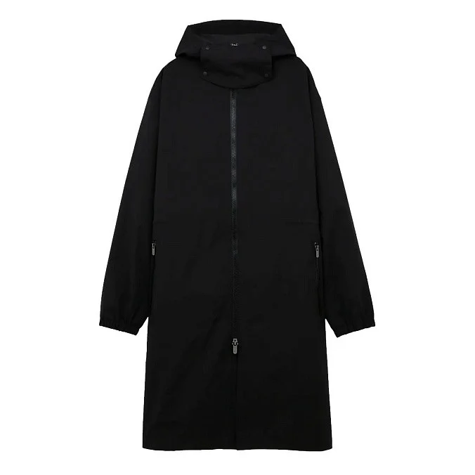 Лёгкая парка унисекс SHU чёрная